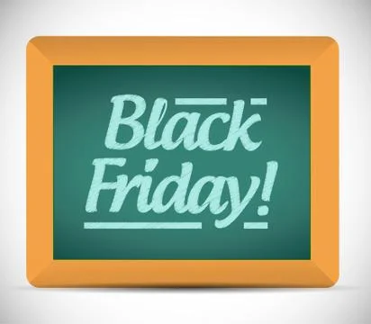 Black friday written message illustration design Stock Illustration