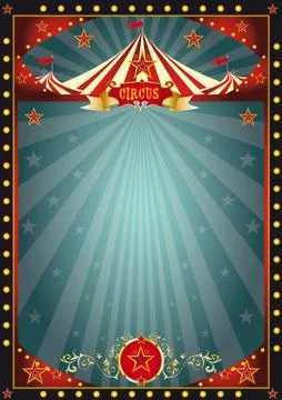 Black fun circus Stock Illustration