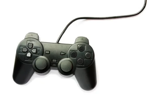 Black game controller Stock Photos