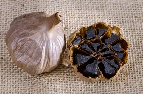 Black garlic Stock Photos