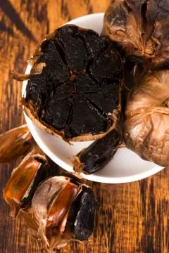 Black garlic Stock Photos