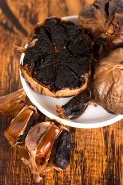 Black garlic Stock Photos