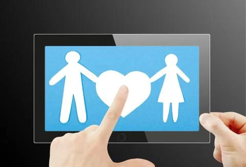 Black generic tablet pc, 3d render. Stock Illustration