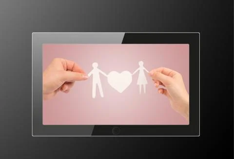 Black generic tablet pc, 3d render. Stock Illustration
