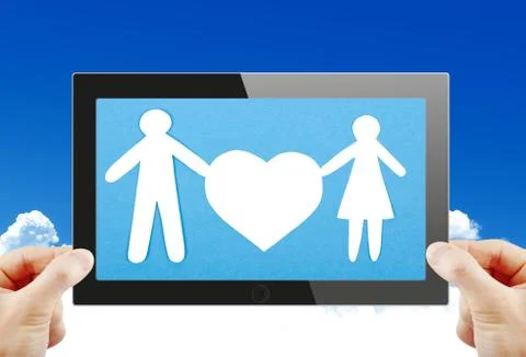 Black generic tablet pc, 3d render. Stock Illustration