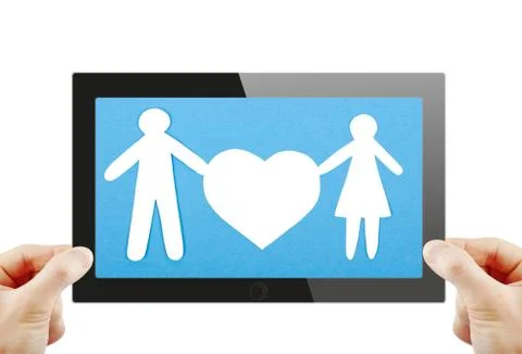 Black generic tablet pc, 3d render. Stock Illustration