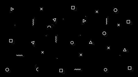 Black Geometric Background Stock Footage 102775102