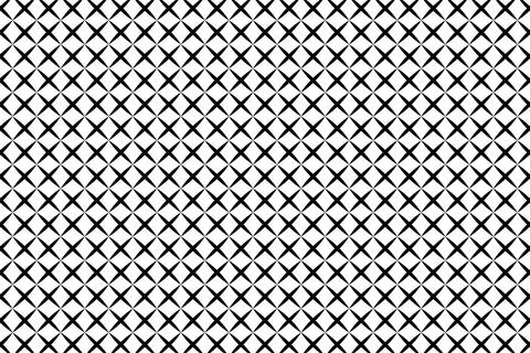 Black geometric crosses pattern with background Stock Illustration