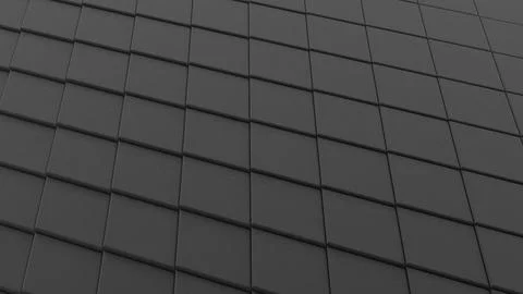 Black Geometric Flow: Up and Down Hexagon Animated Backdrop Stock Photos