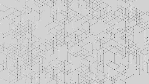 Black geometric lines abstract pattern on white background 스톡 일러스트