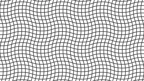 Black Geometric Mesh Lines and Optical Distortion Design Stockillustratie