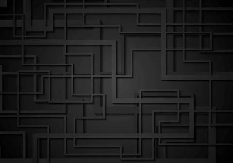 Black geometric tech corporate background Black geometric tech corporate b... 스톡 사진