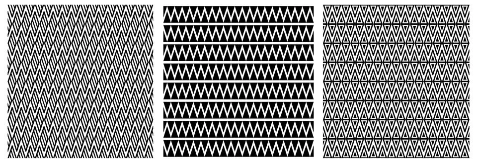Black geometry seamless grid pattern on white background. Simple geometric Stock Illustration
