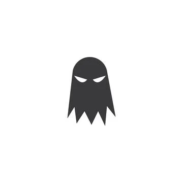 Black Ghost ilustration Stock Illustration