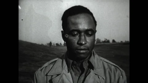 Black GI 1945 Vídeos de archivo 217969043
