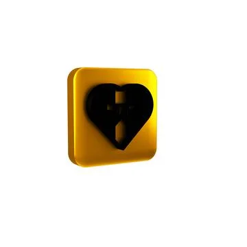 Black Gift box icon isolated on transparent background. Merry Christmas and.. 스톡 일러스트