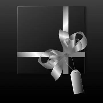 Black gift box Stock Illustration