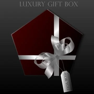 Black gift box Stock Illustration