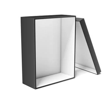 Black Gift Box Stockillustratie