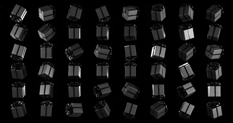 Black gift box pattern	 Stock-Footage 285221175