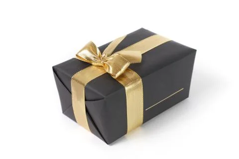 Black gift Stock Photos