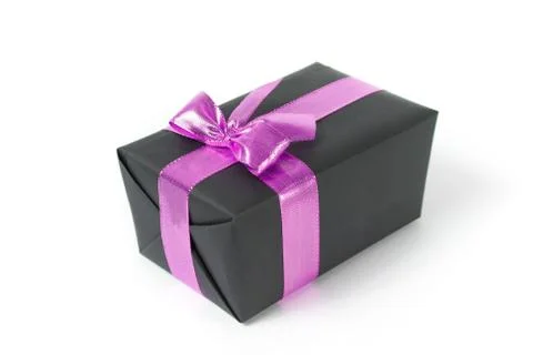 Black gift Stock Photos