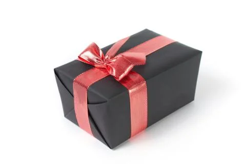 Black gift Stock Photos