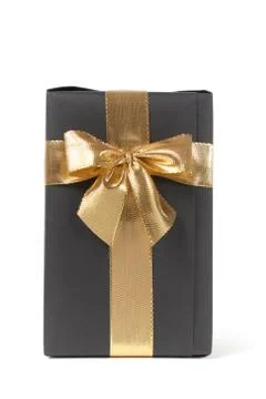 Black gift Stock Photos