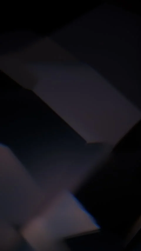 Black Glass Refraction. Stock Footage 336383141