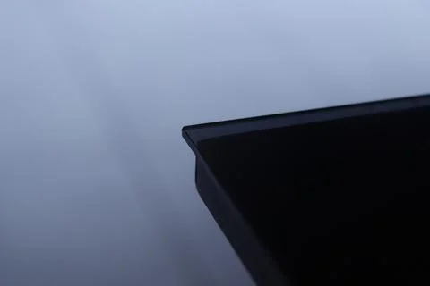 Black Glass Table Stock Photos