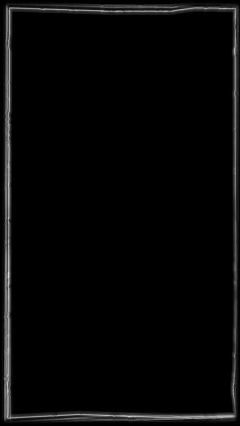 Black glitch border frame rough electric edges, empty center space, and noisy an Stock Footage 340528234