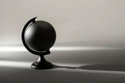 Black globe Stock Photos