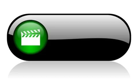 Black glossy banner Stock Illustration