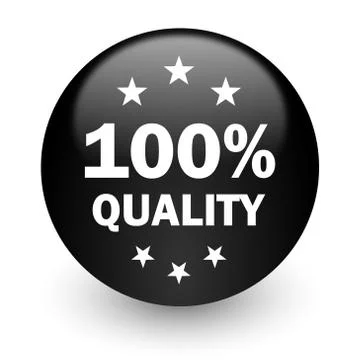 Black glossy computer icon Stock Illustration