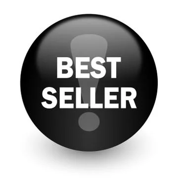 Black glossy computer icon Stock Illustration