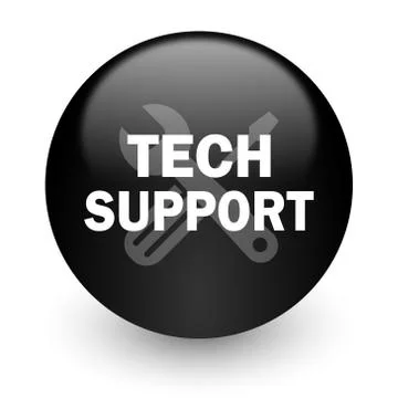 Black glossy computer icon 스톡 일러스트