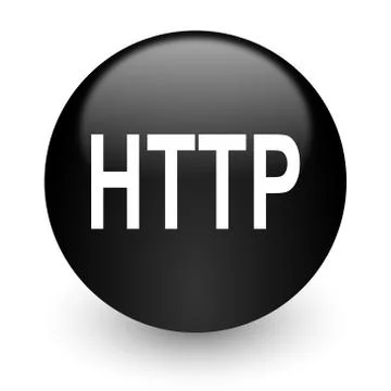 Black glossy computer icon Ilustración de archivo