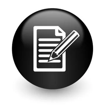 Black glossy computer icon 스톡 일러스트