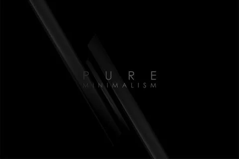 Black glossy stripes abstract tech background Illustrazione stock