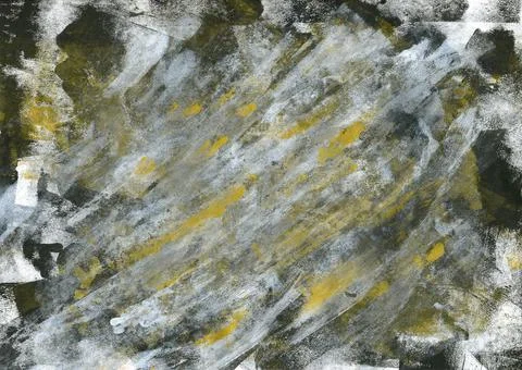 Black gold expression acrylic texture. Modern art Stock Illustration