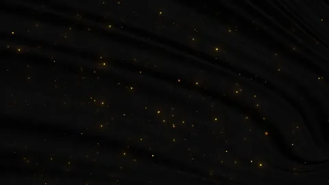 Black gold particle background soft smoke, floating bokeh, and subtle luxury spa Stock Footage 340418314