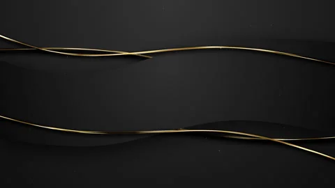 Black Gold Particles Awards Trailer Titles Cinematic Openers Background Loop Stock Footage 345289773
