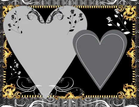 Black Gold Template Stock Illustration