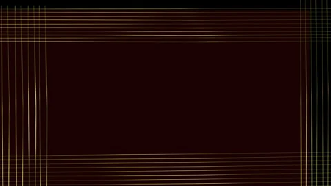 Black-golden-animated-border-frame Stock Footage 252435792