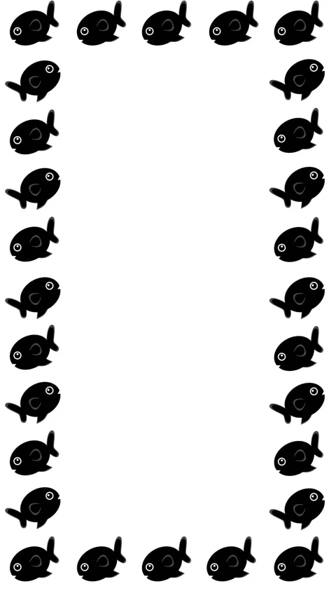 Black goldfish frame animation Stock-Footage 314371799