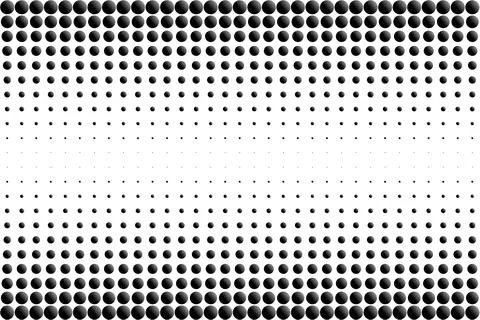 Black gradient halftone dots background Stock Illustration