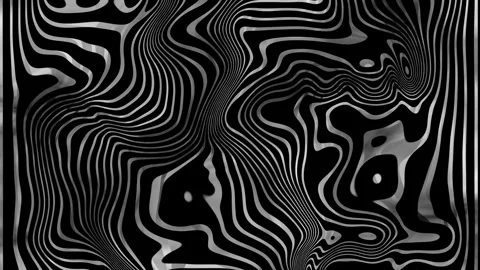 Black gradient motion background with liquid curvy wave flowing Stock Footage 294195152