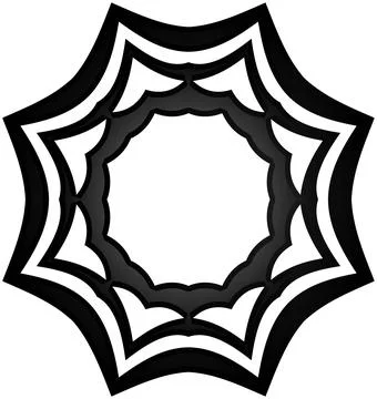 Black Gradient Random Abstract Vector Elements Set for Multi Purpose Artwork Illustrazione stock