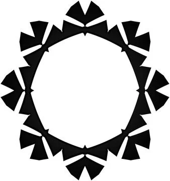 Black Gradient Random Abstract Vector Elements Set for Multi Purpose Artwork Illustrazione stock