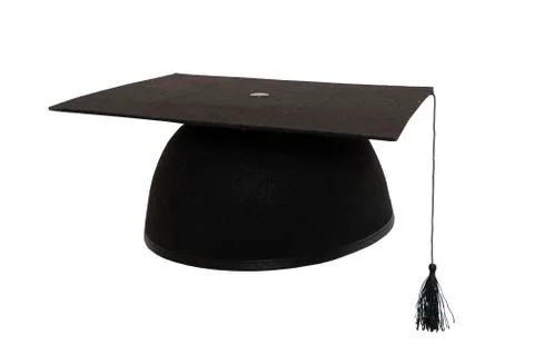 Black graduation cap Foto stock